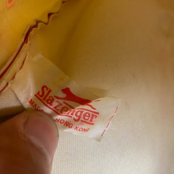 Vintage Slazenger Tennis Racket JELINEK 4 1/2 L Metal Black with Cover Hong Kong - Picture 10 of 13